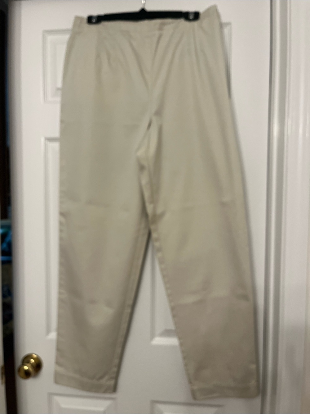 Talbots Women’s Cropped Pants in Light Beige